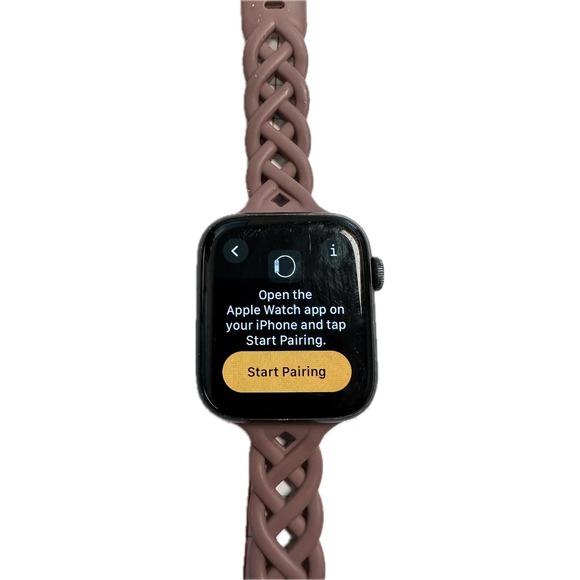Apple Watch Series 5 44mm T-Mobile - Black - Good Working Condition - Picture 1 of 6